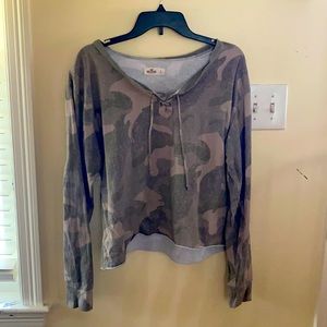 Camo Hollister long sleeve